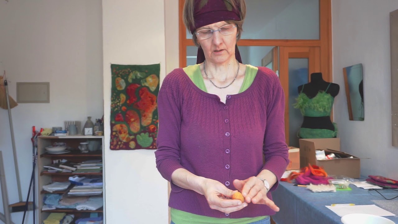 Filzkurs von Anne Jansen  Teil 1