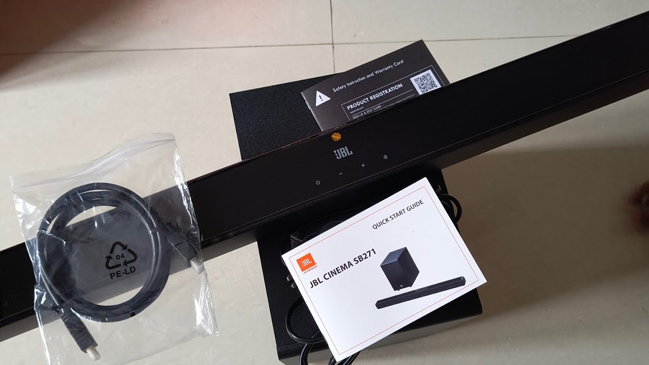 Amazon Great Indian festival JBL Cinema SB271#vlog #music#soundbar#unboxing #review#installation 