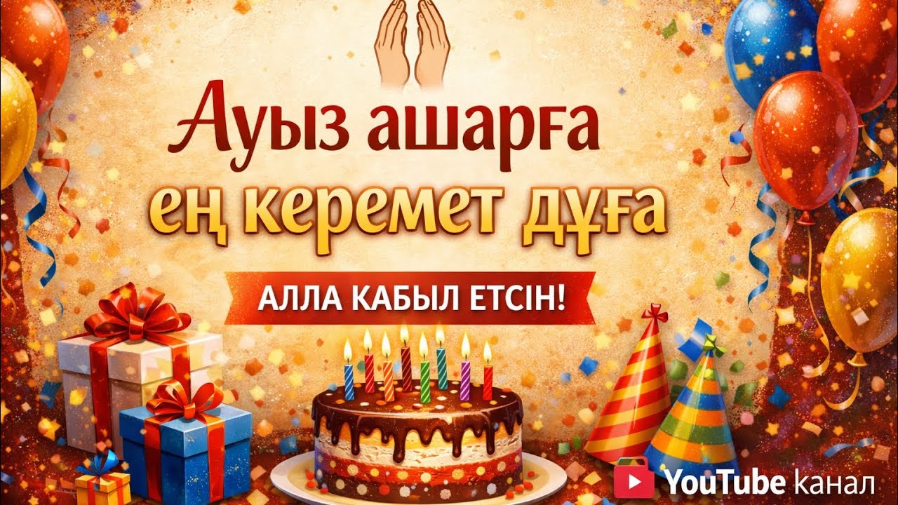 АУЫЗ АШАРҒА ЕҢ КЕРЕМЕТ ДҰҒА#ауызашар #дұға 