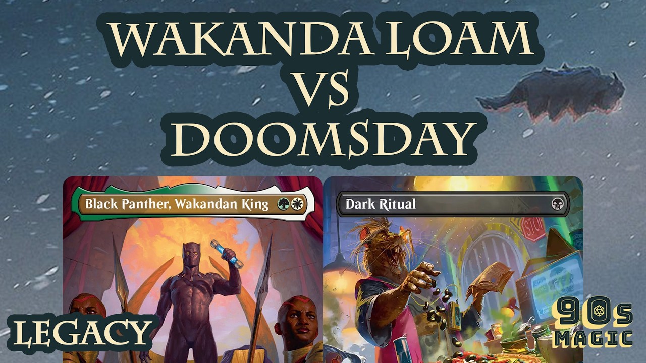Black Panther 4c Aggro Loam vs Doomsday [MTG Legacy]