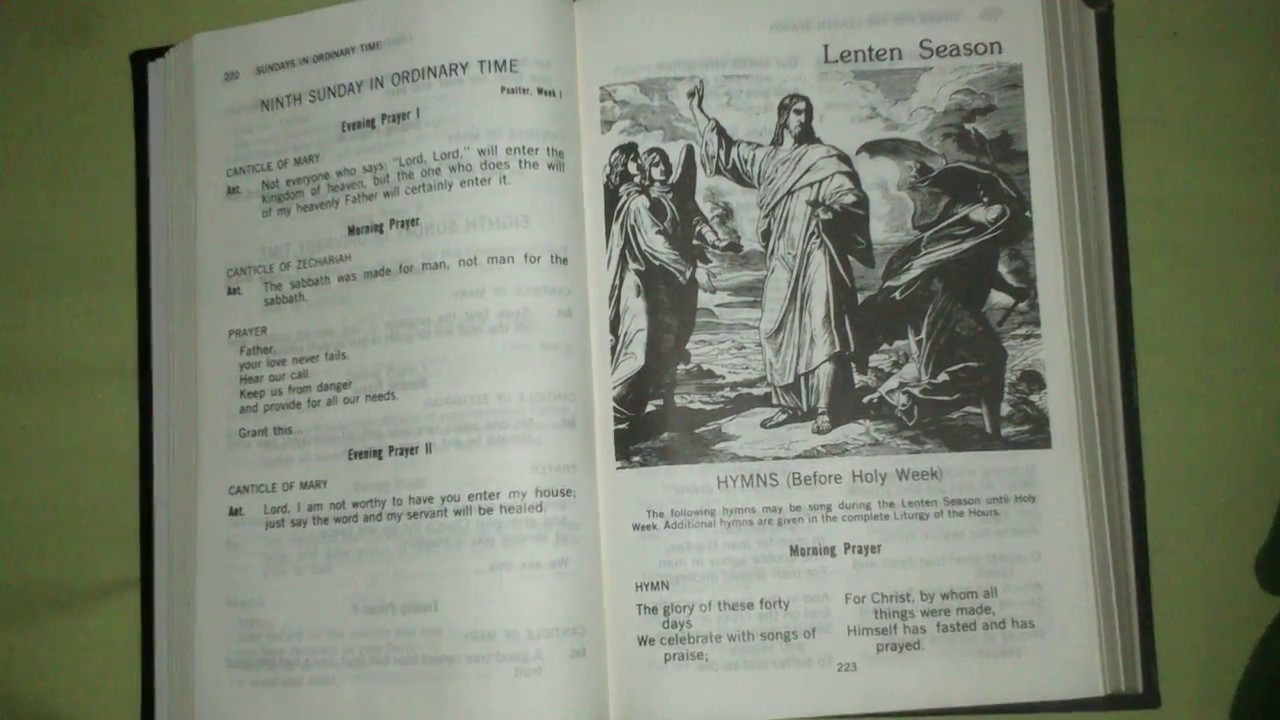 How to use the liturgy of the Hours Part 1