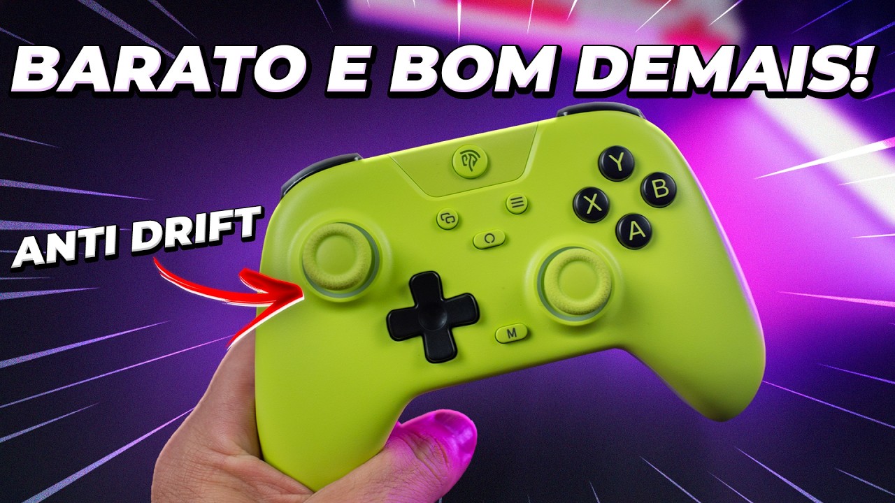 MELHOR CONTROLE BARATO COM HALL EFFECT PARA COMPRAR NO ALIEXPRESS! EASYSMX X05
