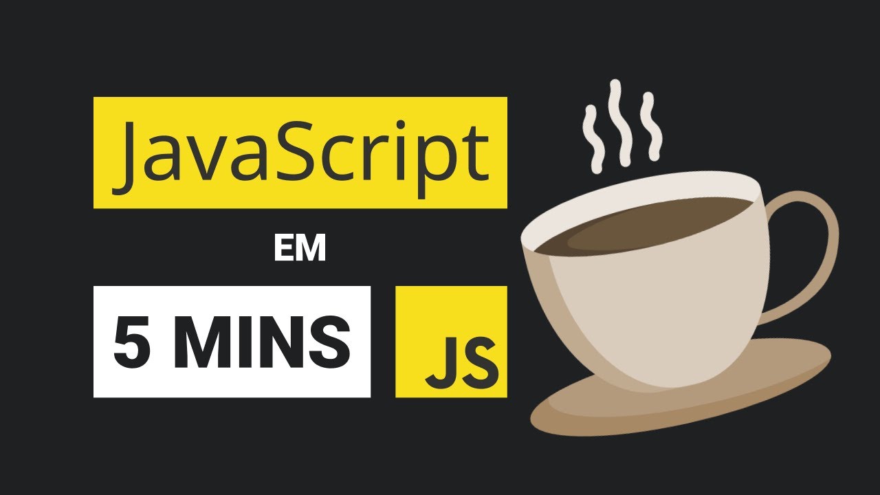 Aprenda JAVASCRIPT em apenas 5 MINUTOS (2026)