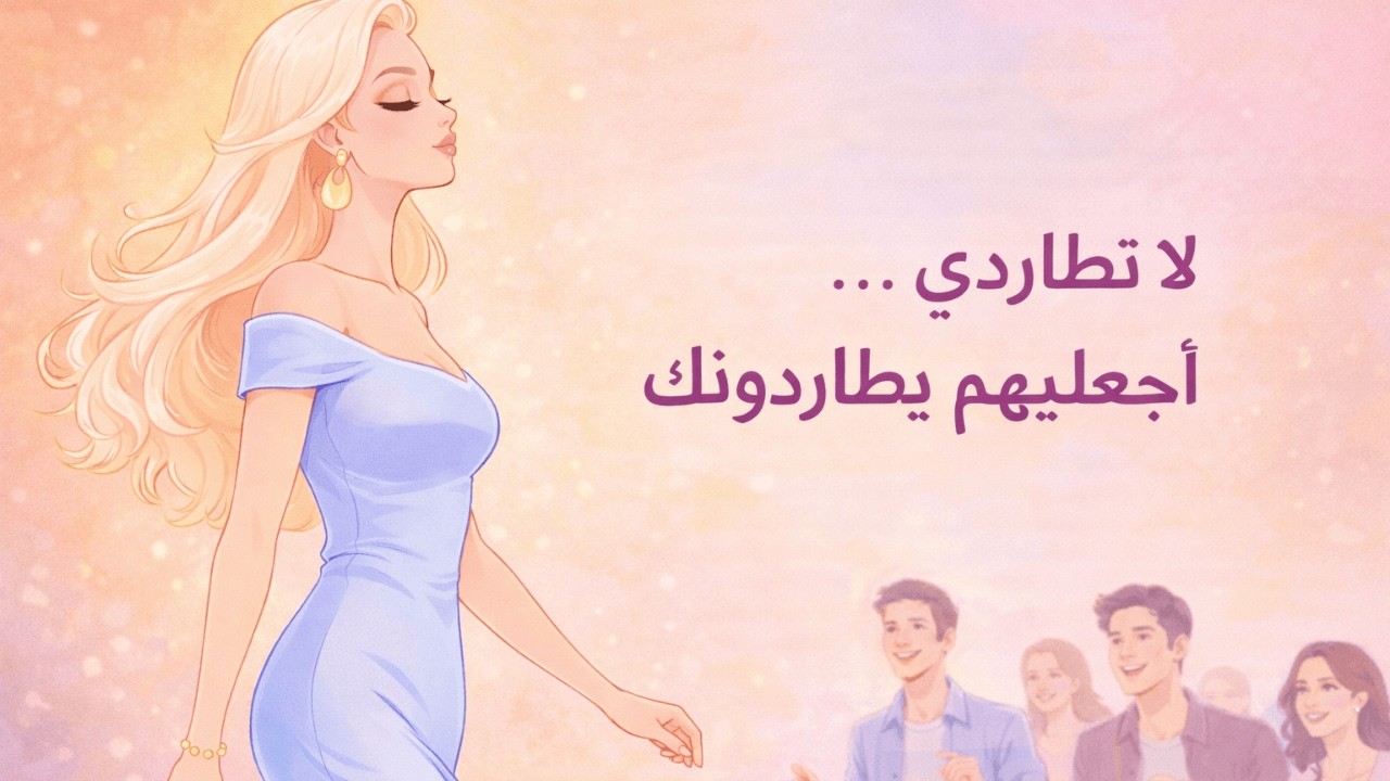 لا تطارديهم… بل اجعليهم يطاردونك | 9 خطوات نفسية تجعل الآخرين يقدّرونك