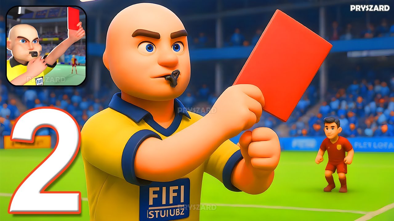 Soccer Referee Simulator 3D - Gameplay Walkthrough Part 2 - Become Soccer Referee (iOS, Android)