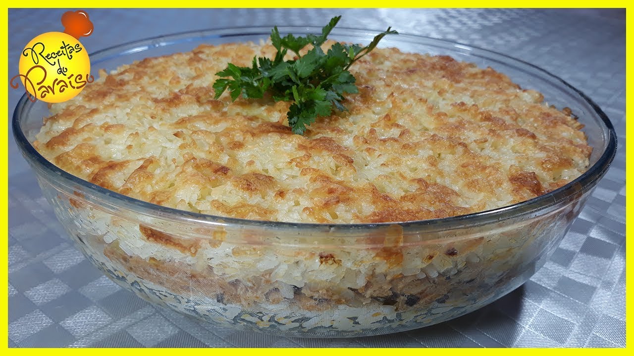 ARROZ NO FORNO COM RECHEIO DE ATUM | 🍎 