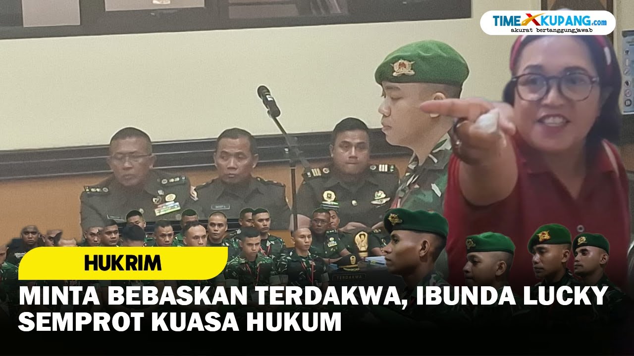 Minta Bebaskan Terdakwa, Ibunda Lucky Semprot Kuasa Hukum
