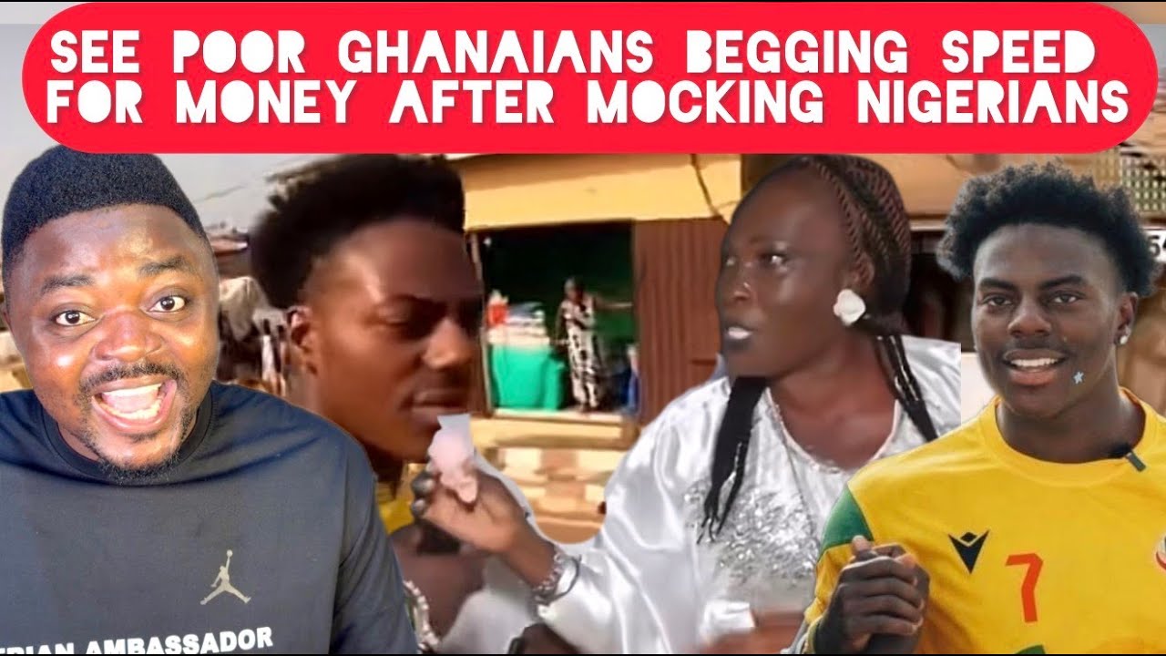 Посмотрите, как ганцы бесстыдно выпрашивают деньги на наркотики, высмеивая нигерийцев, которые сд...