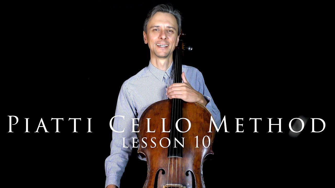 A.Piatti Cello Method Lesson 10 | Detache and Spiccato Exercises