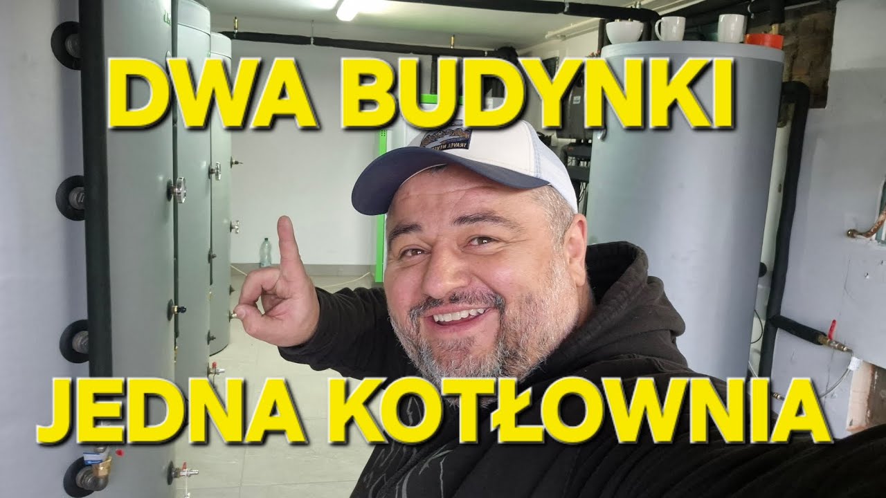 DWA BUDYNKI JEDNA KOTŁOWNIA #Bufor #kociolnapelet #czystepowietrze 