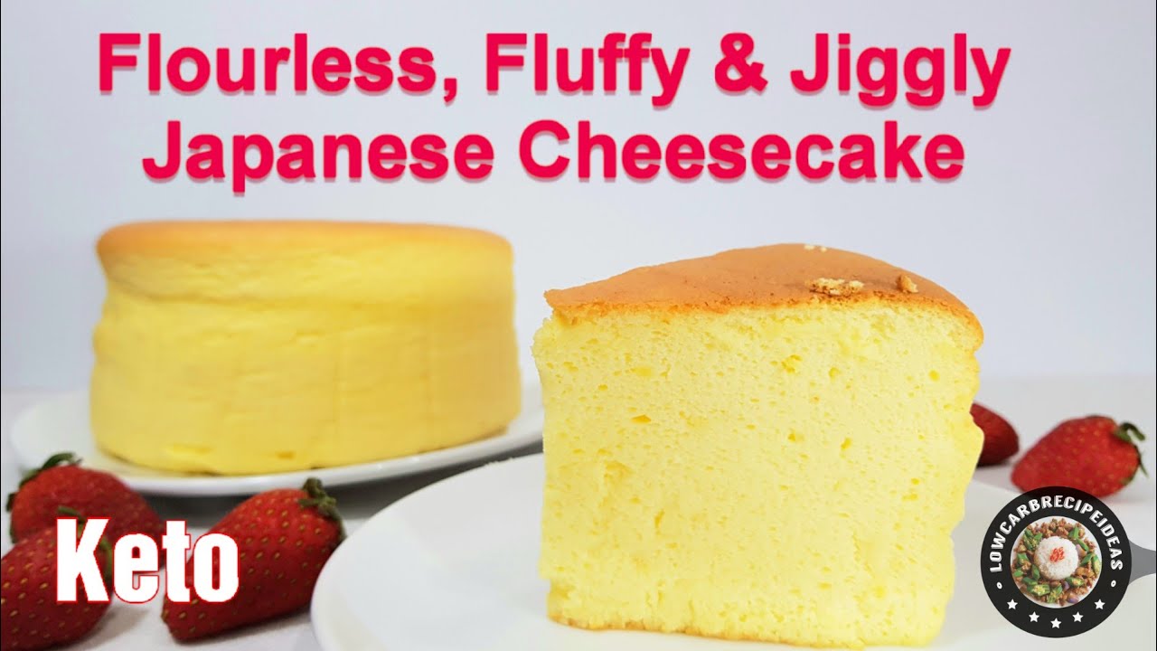 HOW TO MAKE EASY KETO JAPANESE CHEESECAKE  - FLOURLESS,  FLUFFY, JIGGLY & DELICIOUS!
