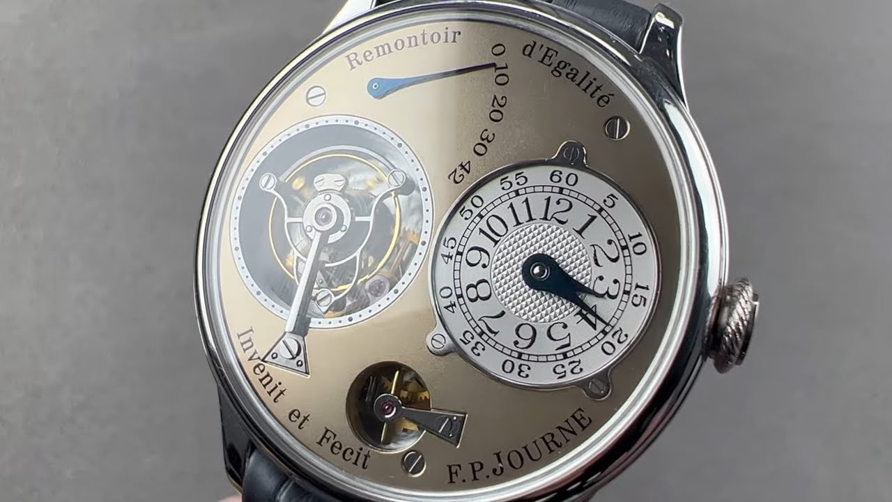 F.P. Journe Tourbillon Souverain 38mm "Brass Movement" F.P. Journe Review | B-TN PT 38 A GR