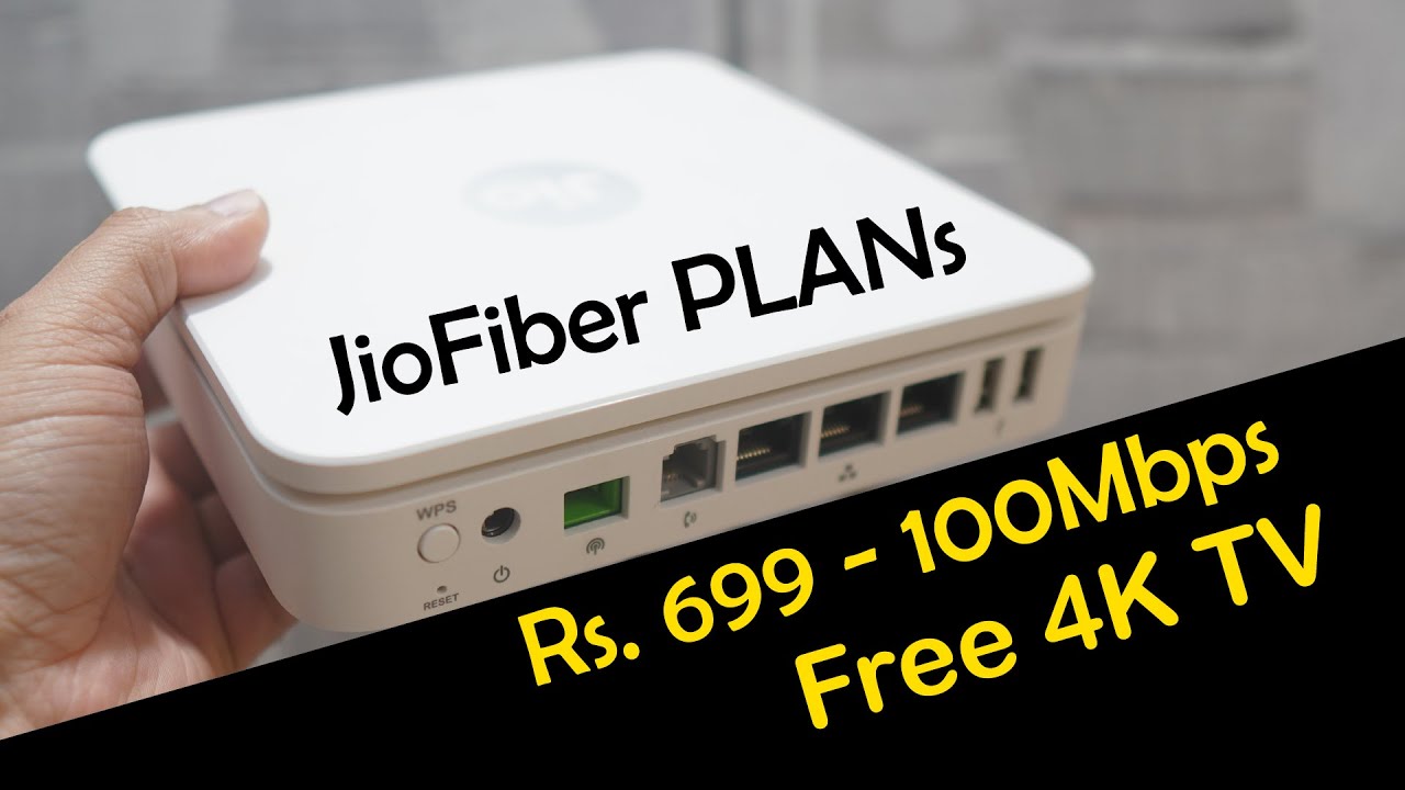 Jio fiber Prepaid Plans starts from Rs. 699,  How to get free 4K TV? Which plan to go with?