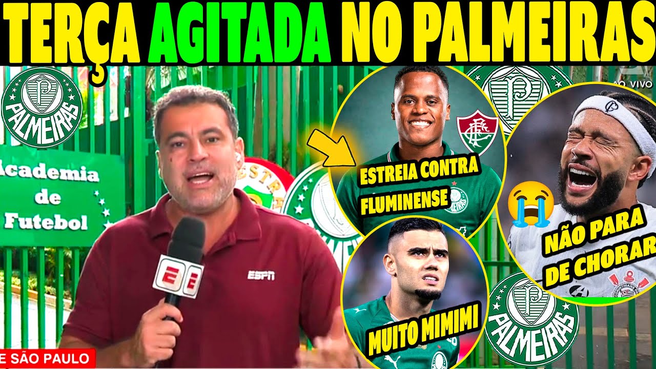 AGORAA!! NICOLTTI TROUXE INFORMAÇÃO DO PALMEIRAS! TERÇA MOVIMENTADA! NOTICIAS PALMEIRAS HOJE!