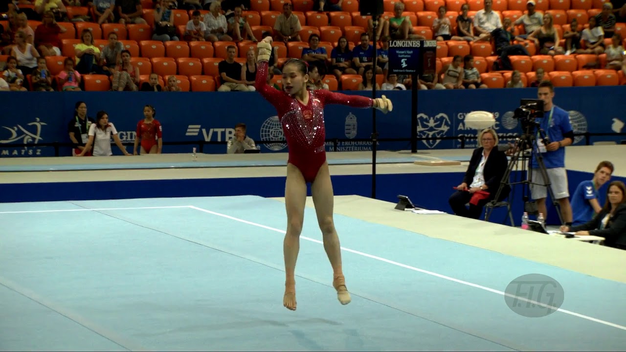 OU Yushan (CHN) - 2019 Artistic Junior Worlds, Gyor (HUN) - Qualifications Floor Exercise