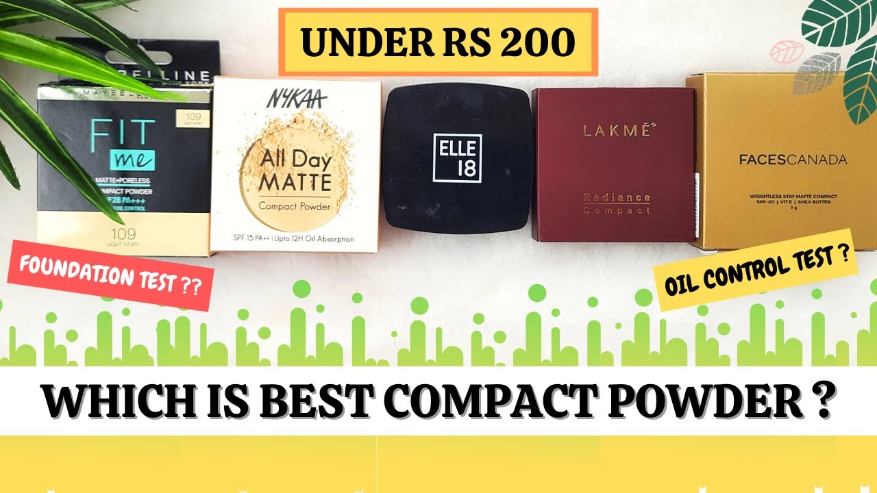 BEST & WORST COMPACT POWDERS UNDER RS 200 || EVERYDAY AFFORDABLE COMPACT || FOR OILY & DRY SKIN