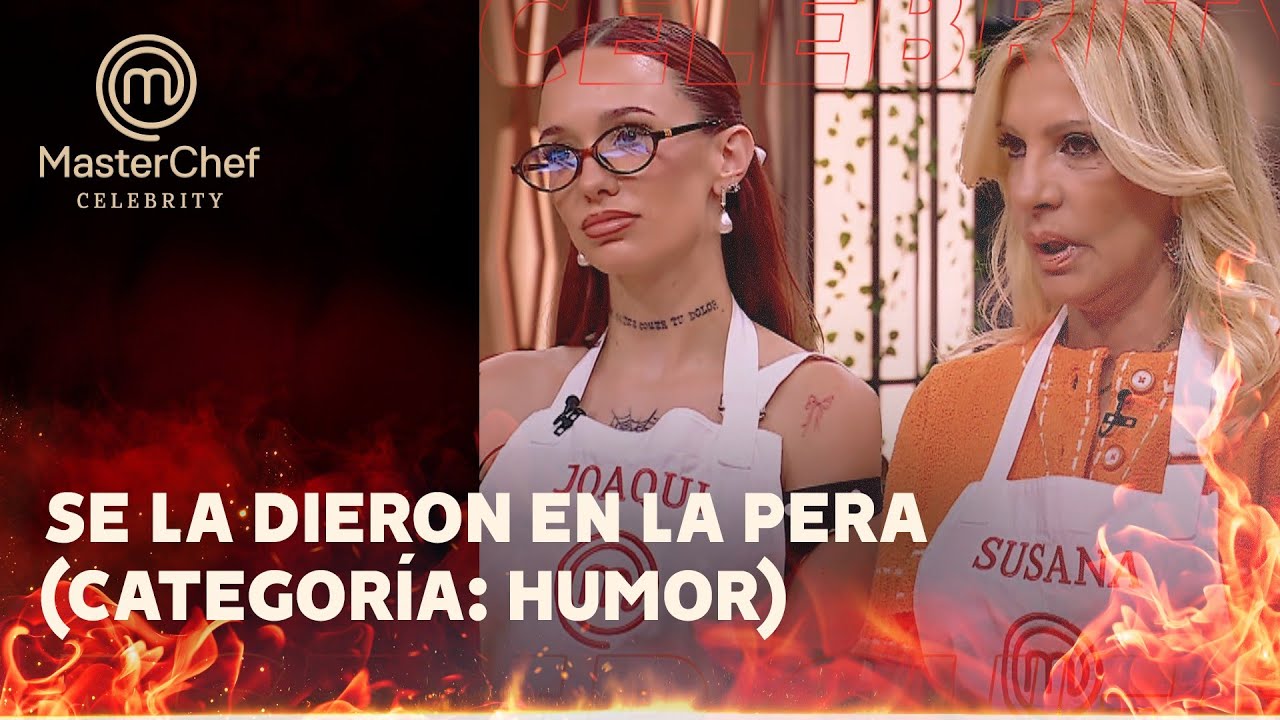 Las peras de Joaqui y Susana Roccasalvo tuvieron prácticamente todo mal - Masterchef Celebrity
