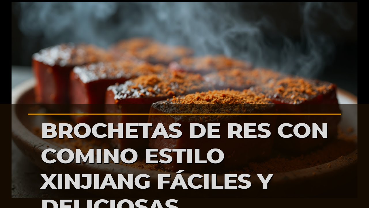 Brochetas De Res Con Comino Estilo Xinjiang Fáciles Y Deliciosas