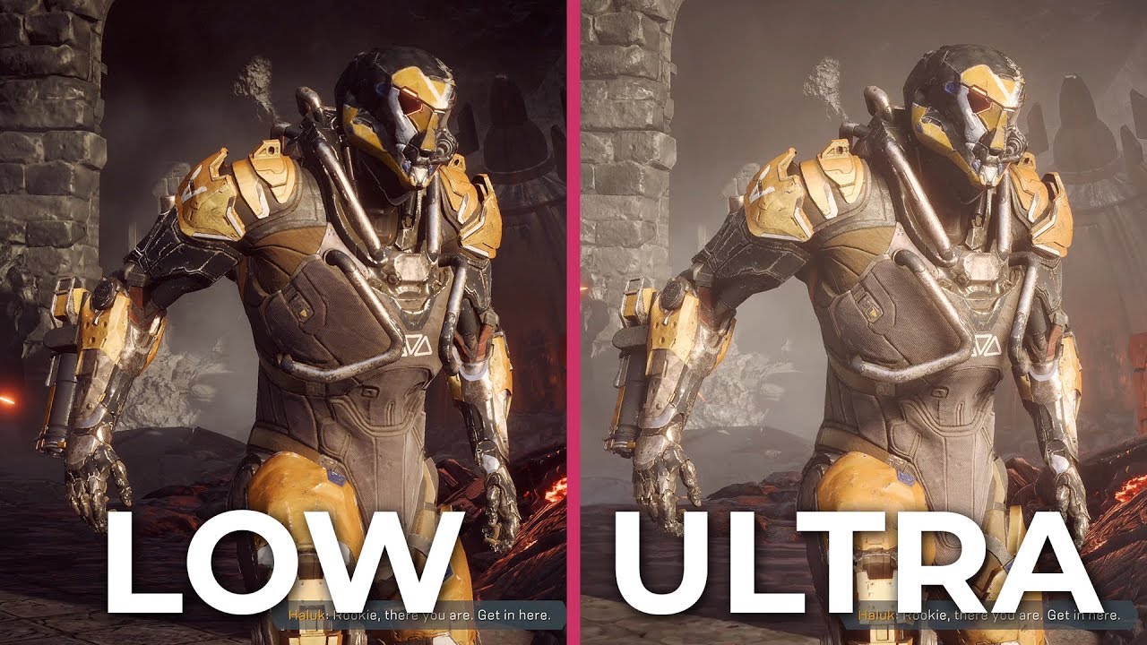 [4K] Anthem - PC 4K Low vs. Ultra Graphics Comparison