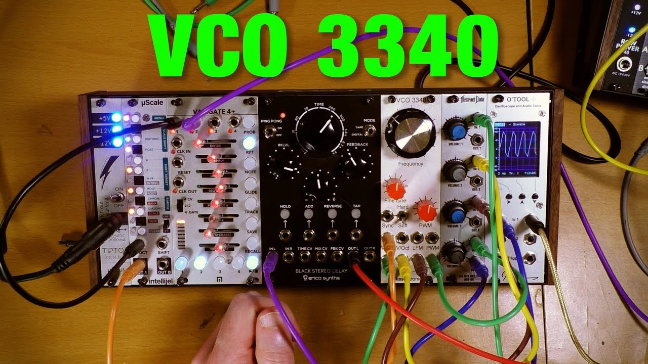 Kassutronics VCO 3340 Eurorack Oscillator sound demo