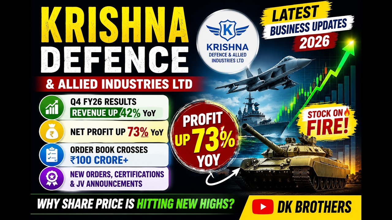 Krishna Defence Share Latest News | Krishna Defence Share Analysis | Big Order and Strong Results