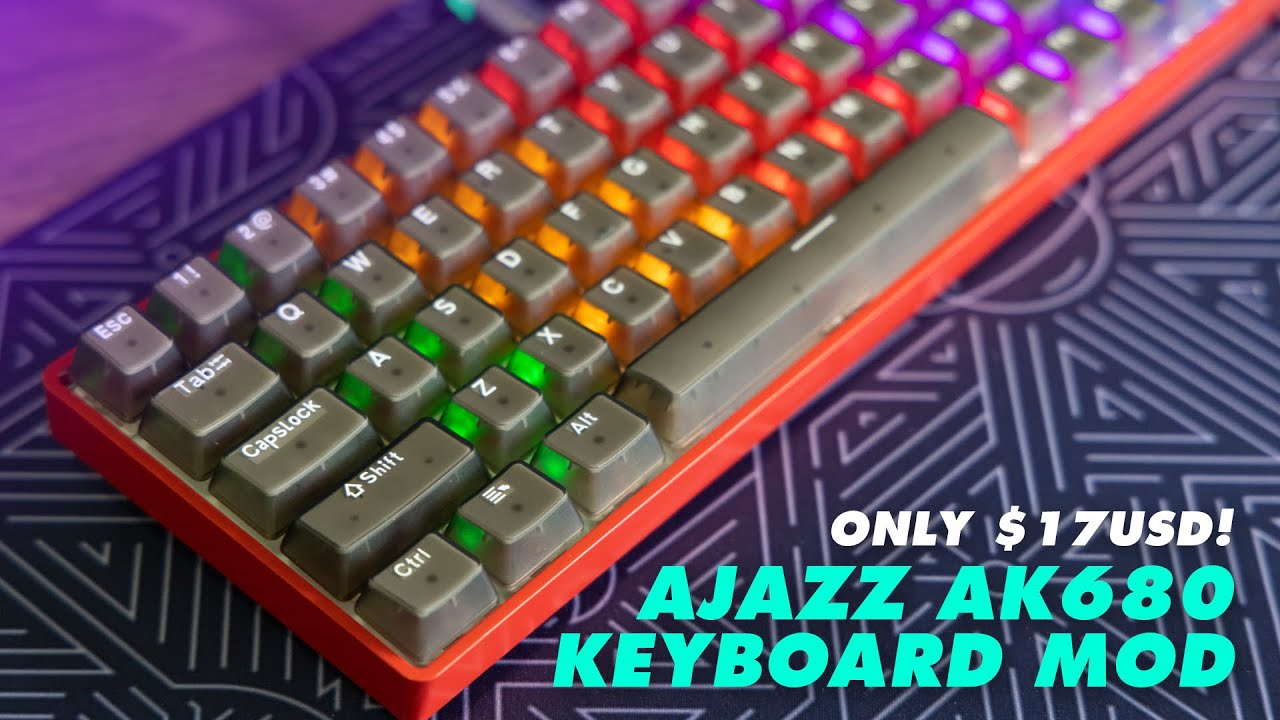 Make any keyboard gasket mount | O Ring Mod AJAZZ AK680 $17USD