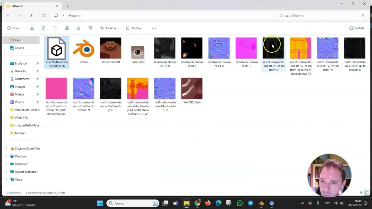 How to animate a ReadyPlayerMe avatar using Blender and Mixamo