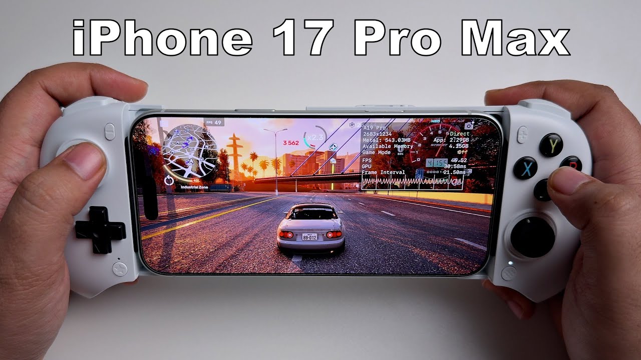 CarX Street - iPhone 17 Pro Max Gaming Performance Test