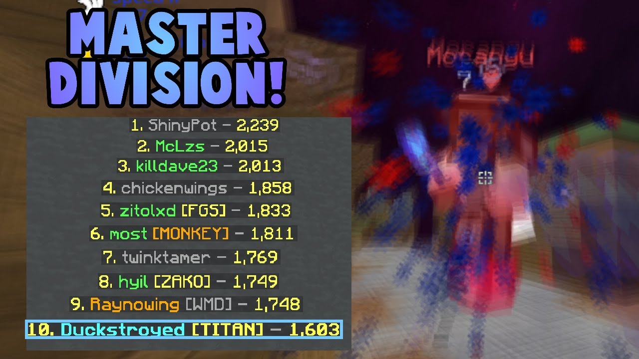 Getting Masters Division (#10)! Season 49 Ranked Skywars Highlights!