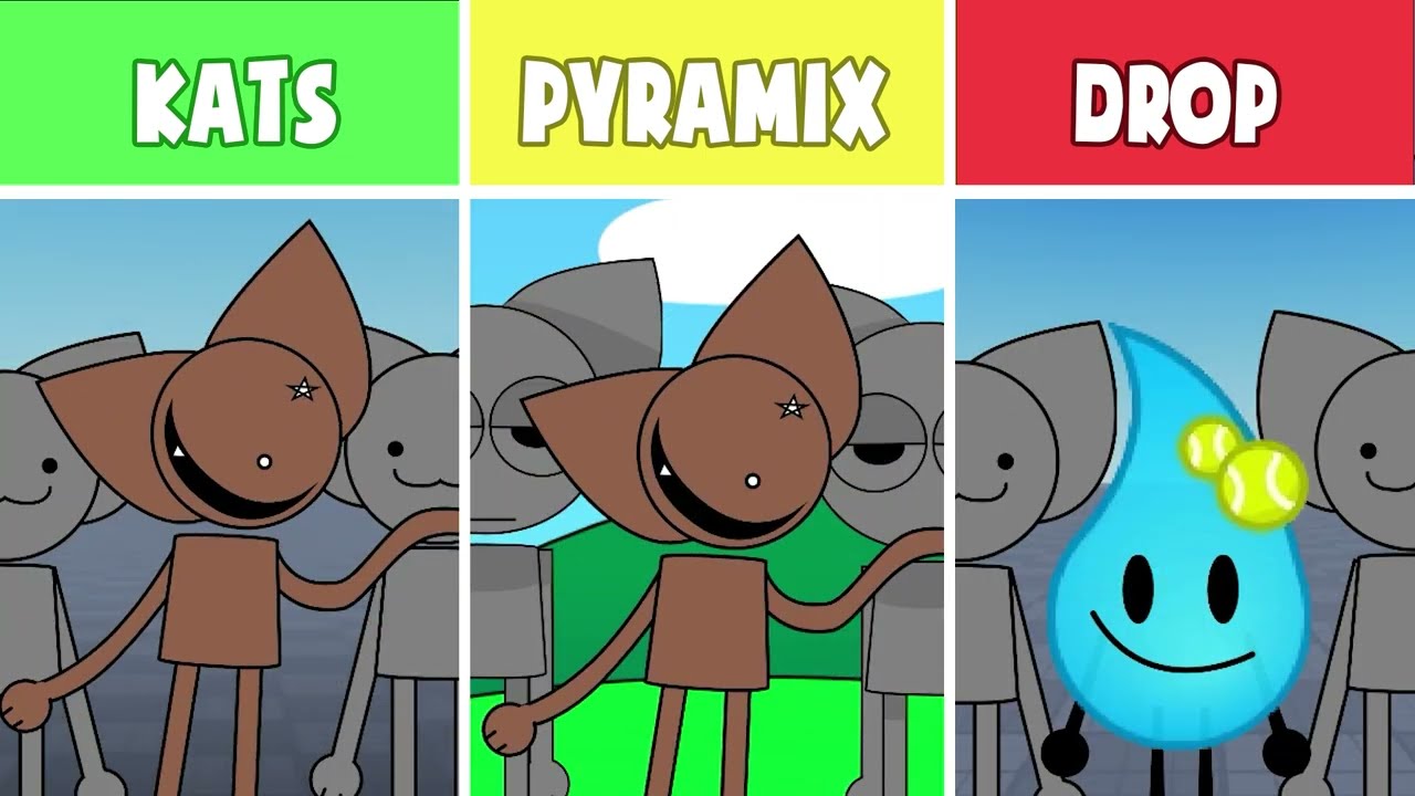 Incredibox: Kats Vs Pyramixed But Kats Vs Drops But Kats| Normal and Horror Version ( New Mod)!!!