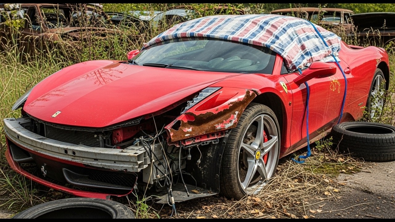 Restoring a Red Ferrari 458 Italia | Complete Supercar Restoration Project