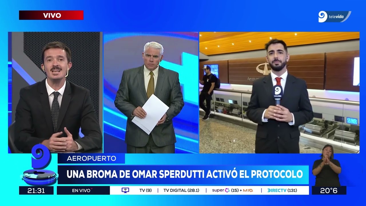 Omar Sperdutti bromeo que llevaba una bomba y cerraron el aeropuerto de Mendoza por alerta