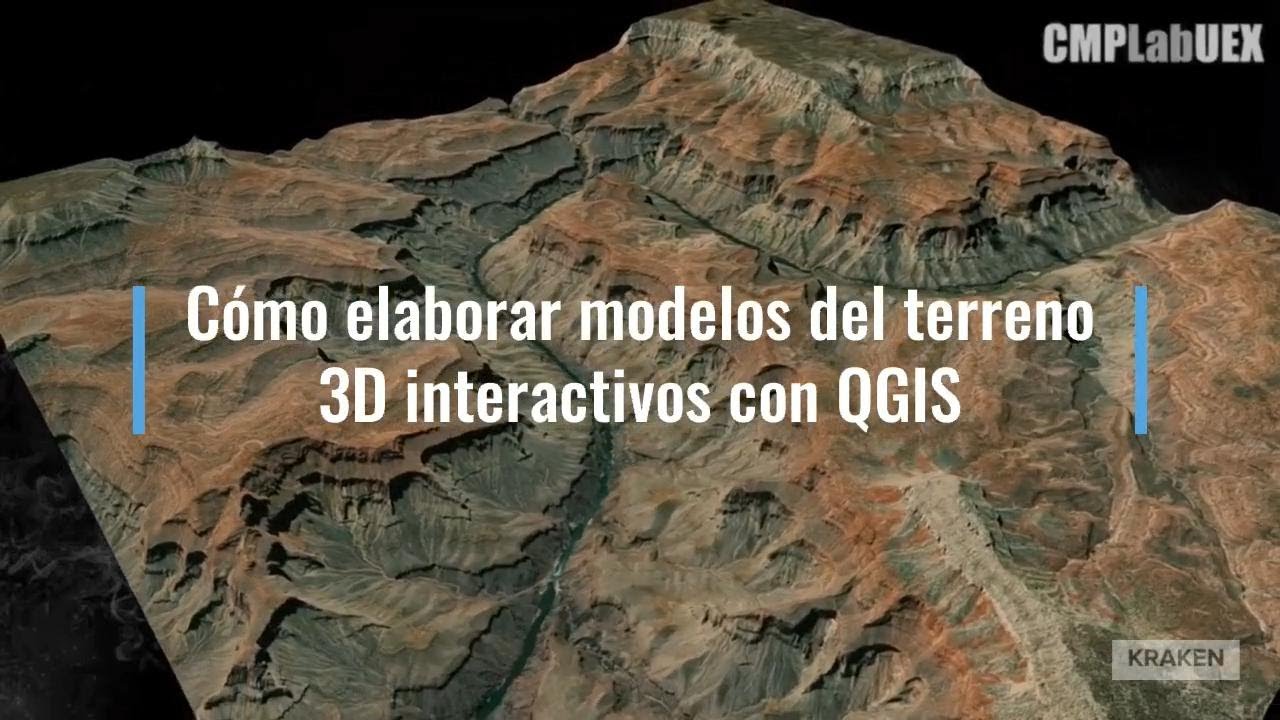 Cómo elaborar modelos del terreno 3D interactivos con QGIS