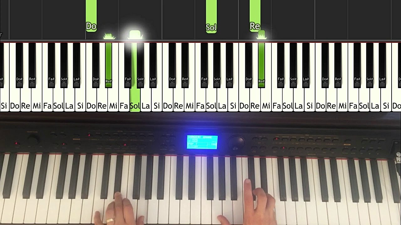 D. Chostakovitch, Valse no 2 - comment jouer au piano, Synthesia, piano tutoriel, facile, partitions