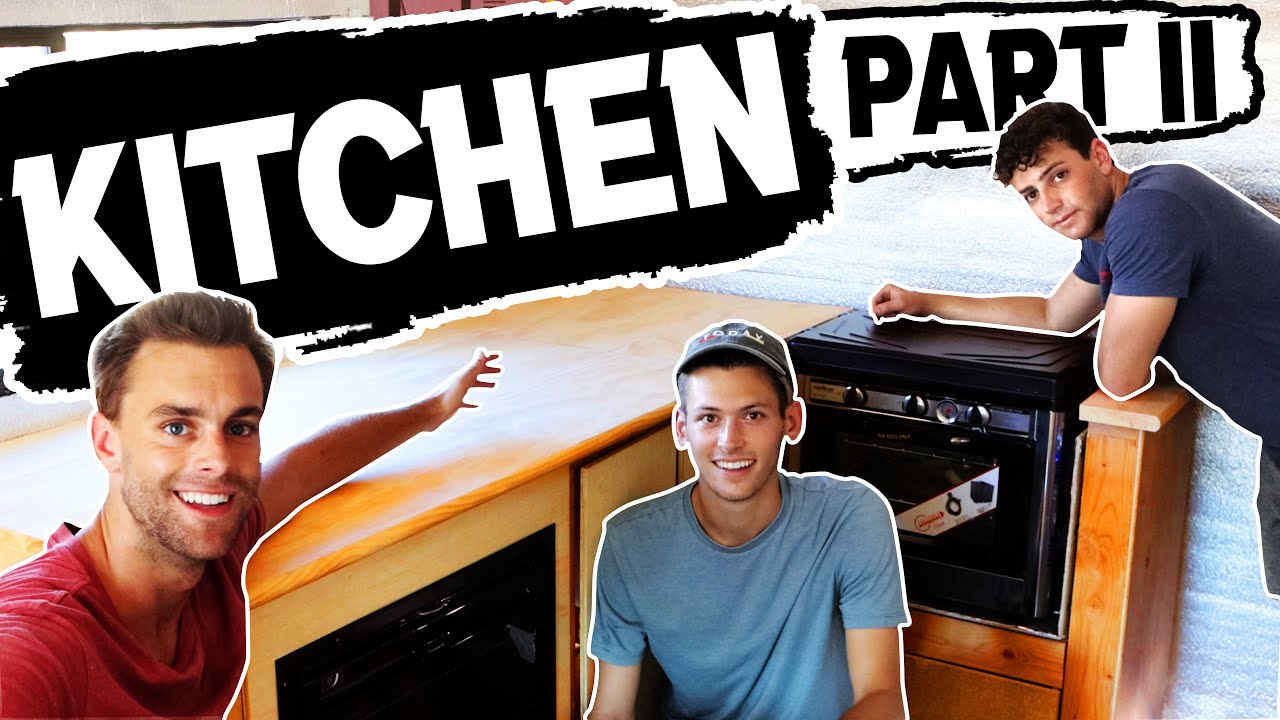 VAN KITCHEN PART 2: Installing Dometic Fridge and #Vanlife Oven and Stovetop