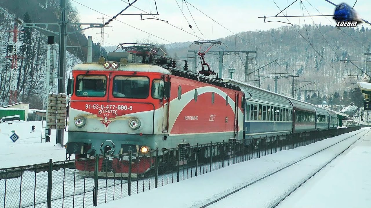 Trenurile Zapezii/Snow Trains/Schneezüge in Gara Sinaia Station - 02 March 2018