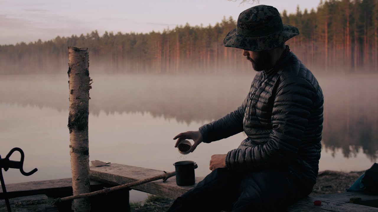 Overnight Camping Trip at Luutalammi, Finland.