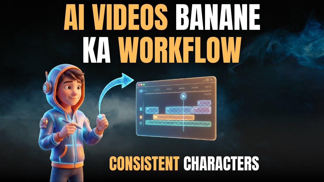 AI Cartoons Banane Ka mera Workflow! 🎨 | Veo 3.1 & Google Flow