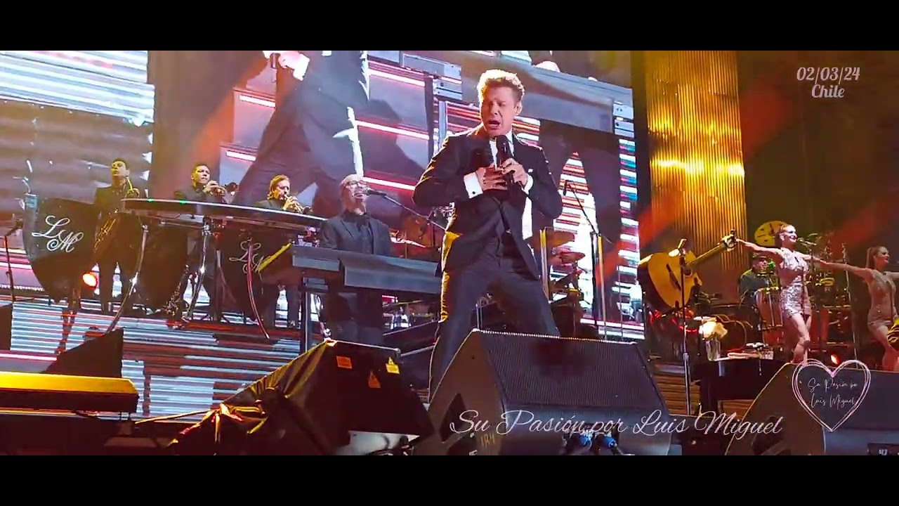 Y así comenzó nuestra 2da cita con #LuisMiguel  en Santiago de Chile📽️02/03/24🇨🇱