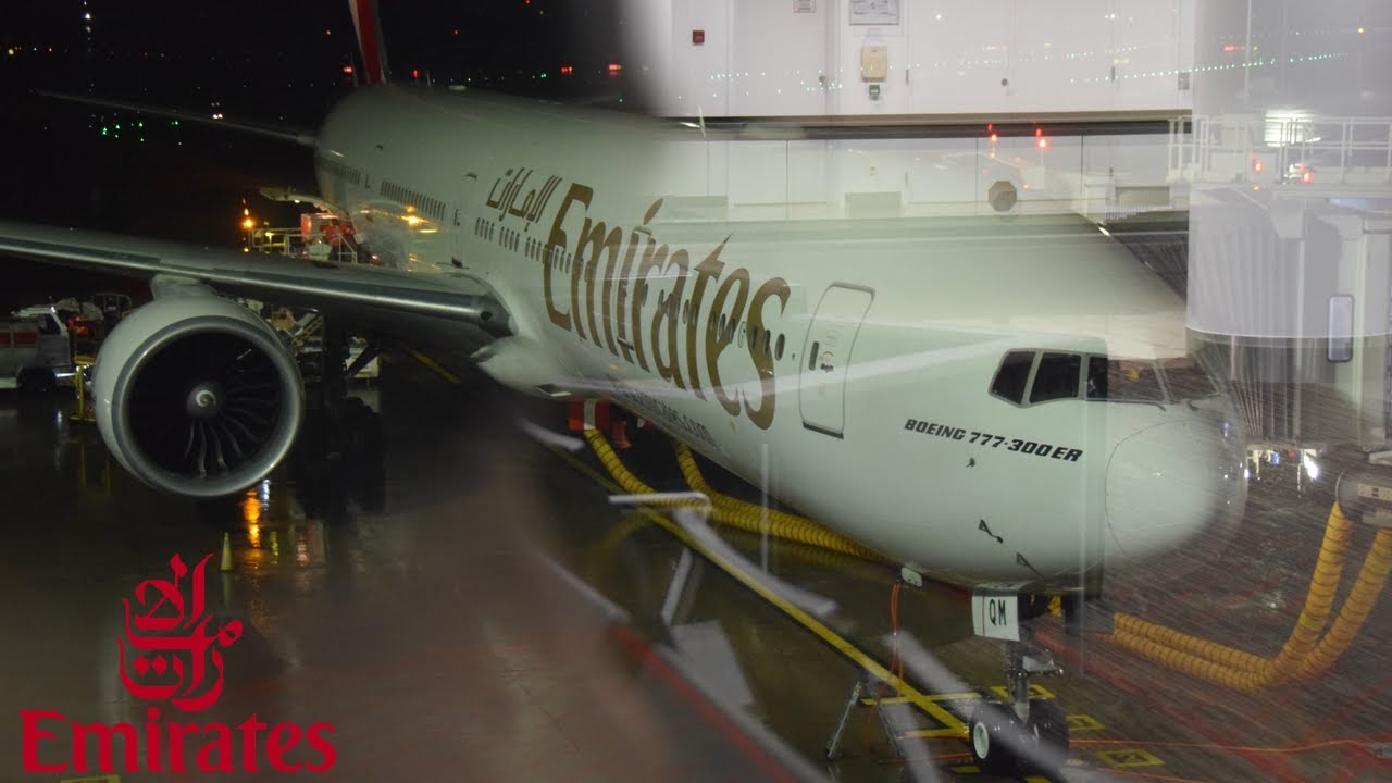 [Flight-Report] EMIRATES | Bruxelles Zaventem BRU✈ Dubai DXB  | Boeing 777-300ER | Night Take Off