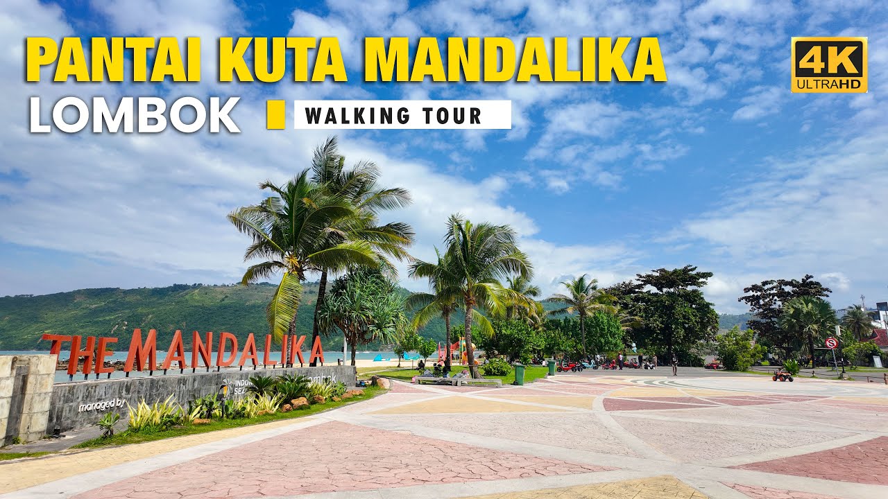 Kuta Mandalika Beach Walking - Lombok Tengah NTB [4K 60fps]