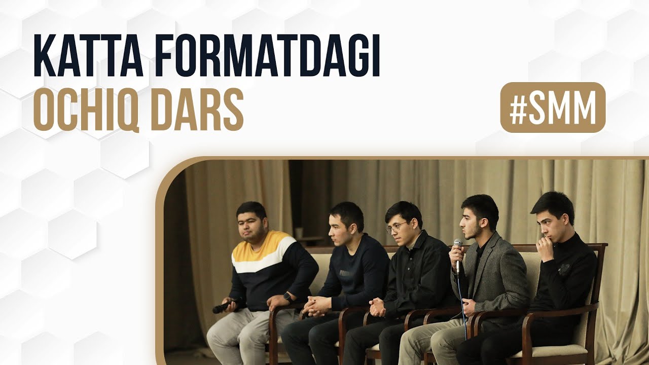 SMM sohasiga kirishni istagan barcha ko'rishi kerak bo'lgan video