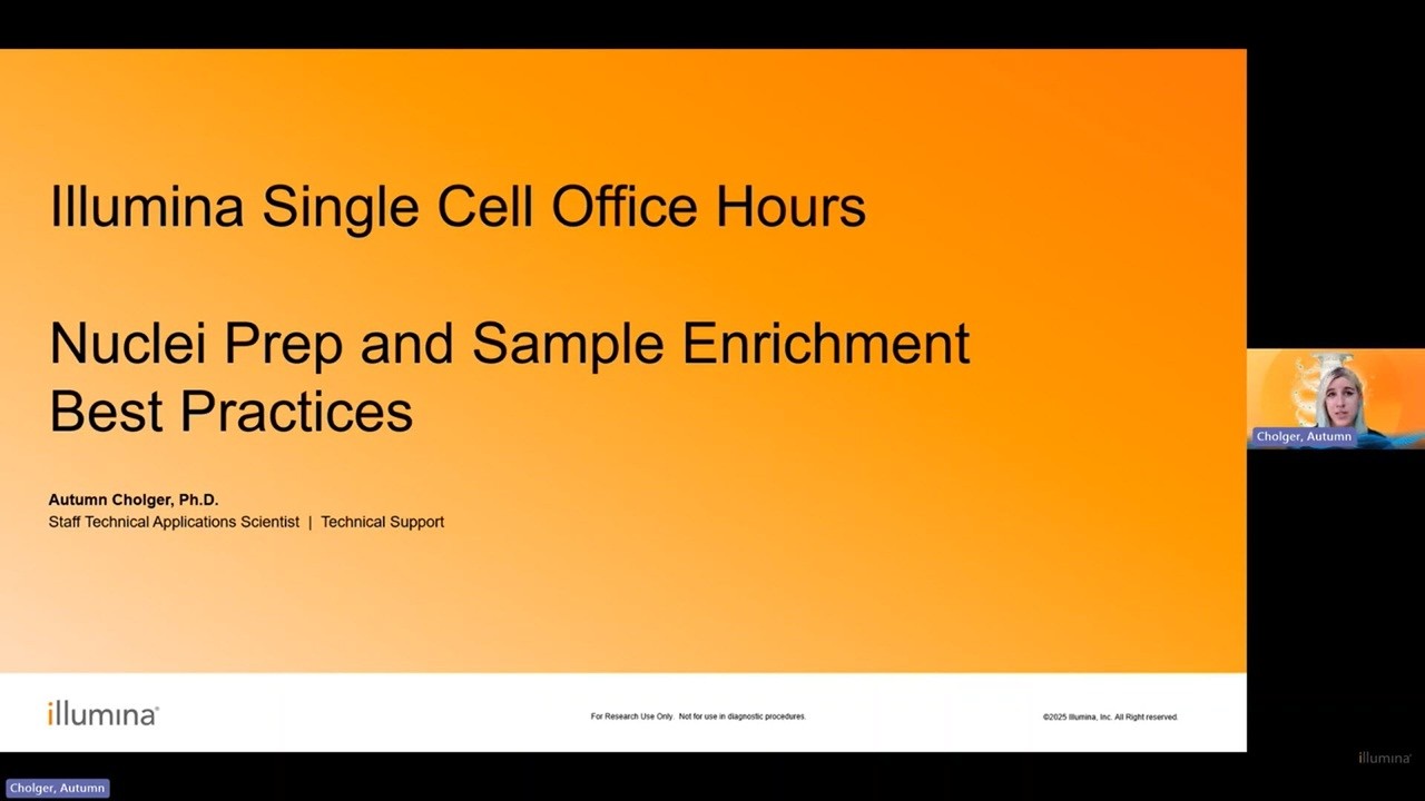 Часы работы службы технической поддержки Illumina — Illumina Single Cell: лучшие практики подгото...