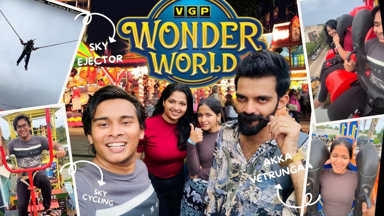 VGP Wonder World Day Out with Friends 🌟 | New rides , Trampoline park | Amul Baby