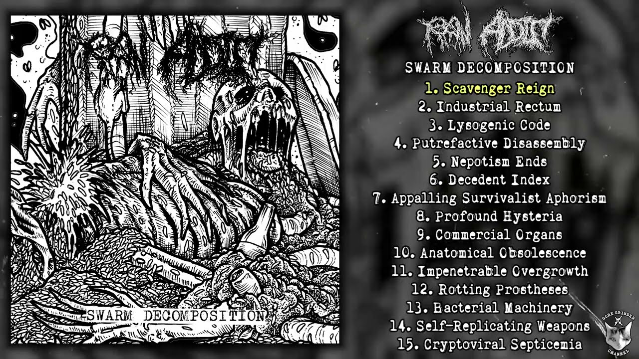 Raw Addict - Swarm Decomposition LP FULL ALBUM (2025 - Grindcore)