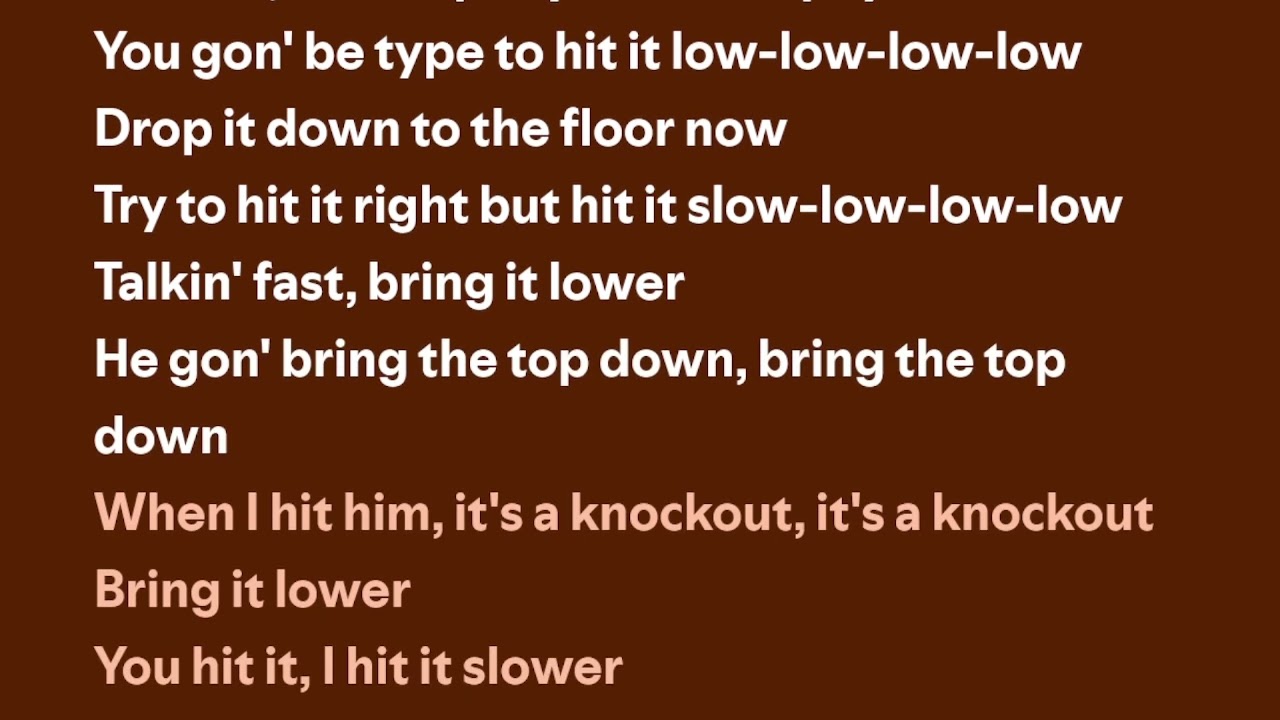 Doechii - SLIDE (Lyrics)