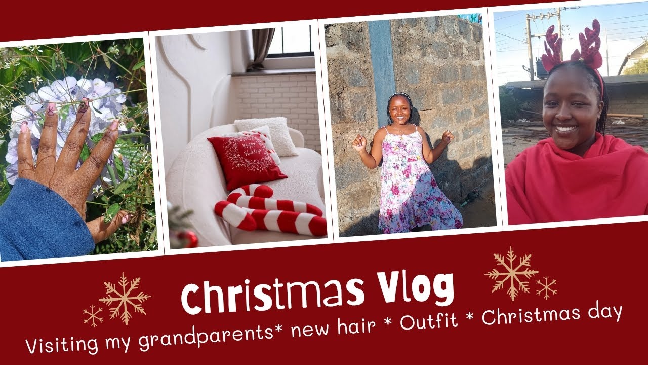 VLOG: Christmas day + Christmas carol + visitingmy grandparents