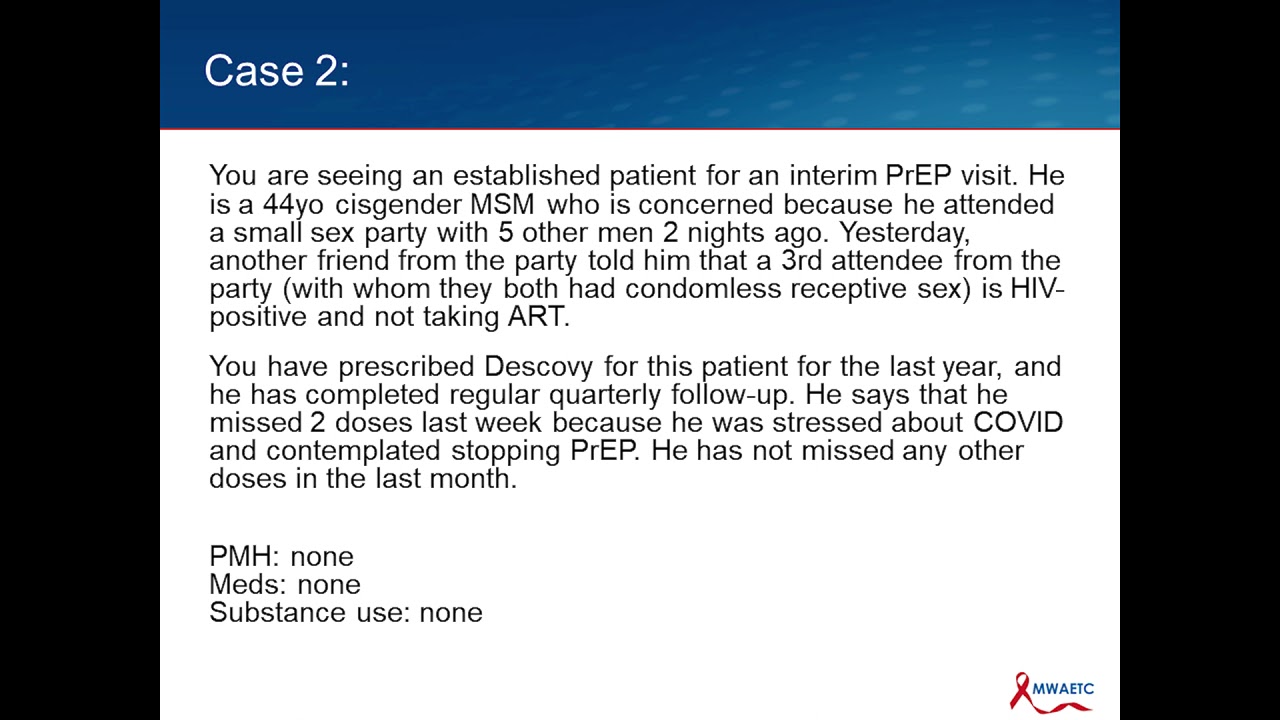 Does this Patient Need HIV Post-Exposure Prophylaxis (PEP)