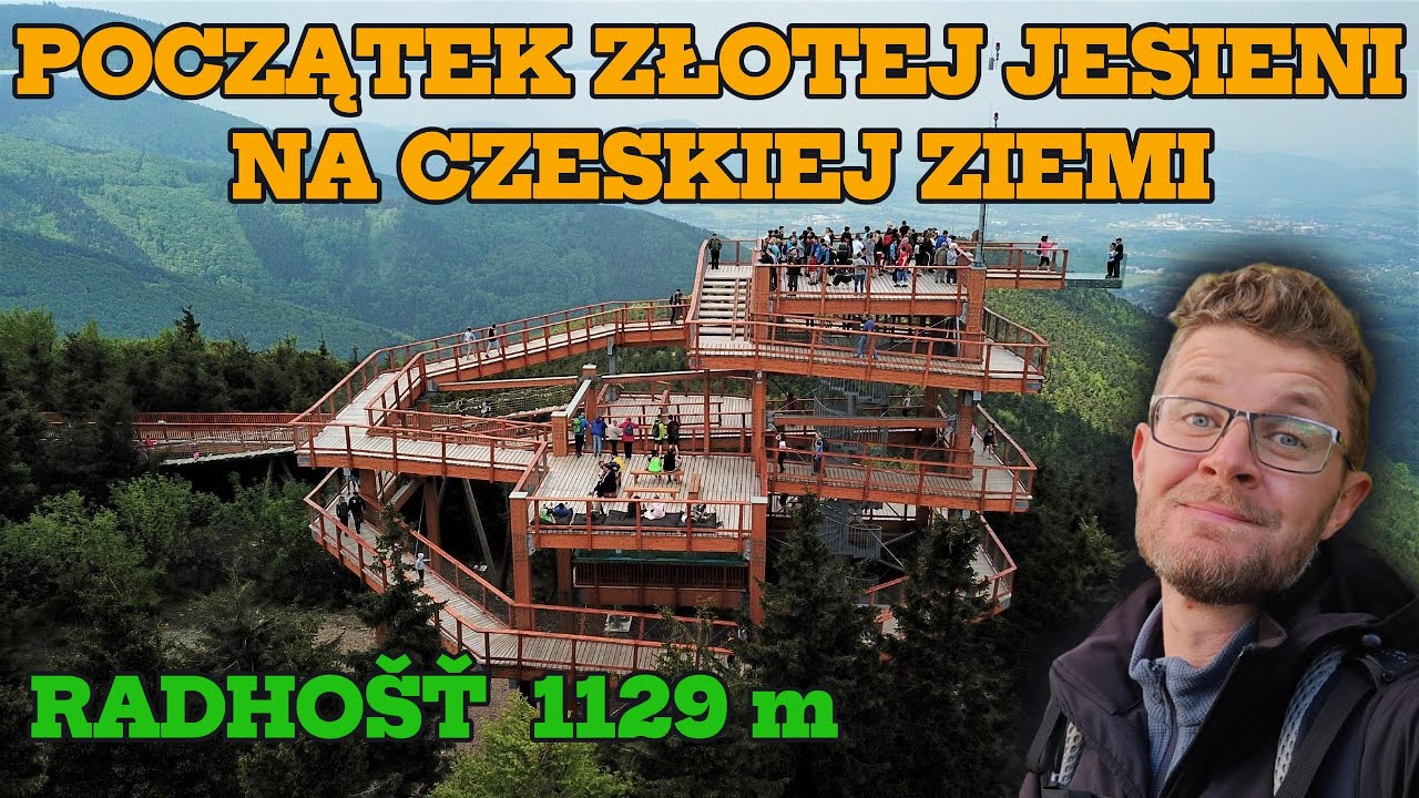 60 #BeskidMorawskoŚląski  - Radho&scaron;ť i Radegast z Trojanovice oraz Stezka Vala&scaron;ka (wieża widokowa).