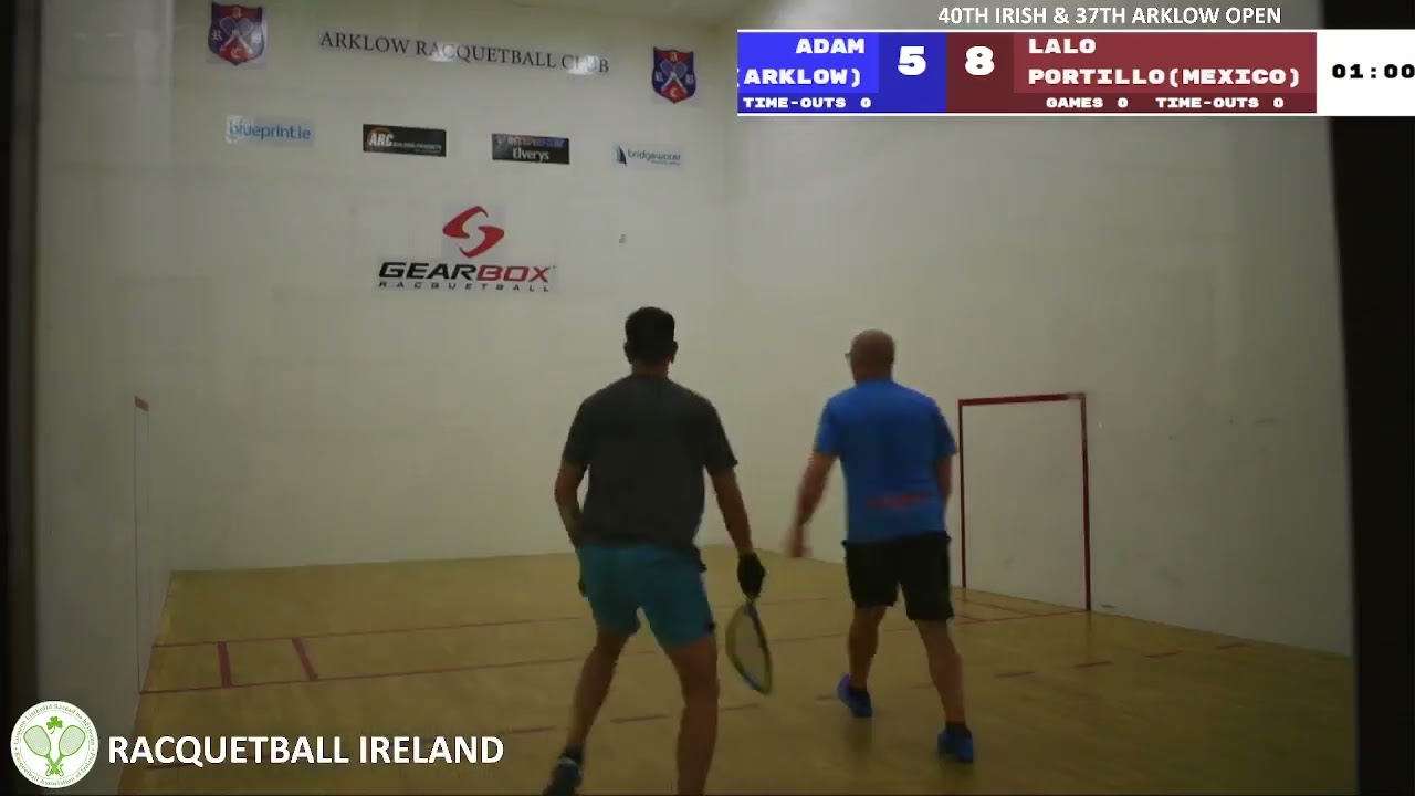 40th Irish & 37th Arklow Open 2023 - Men's Open Singles: Adam Vs Lalo